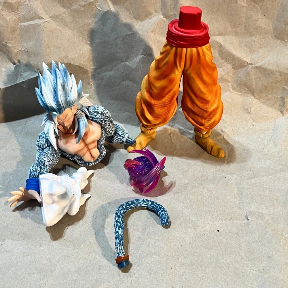 Dragon Ball Z Goku Super Saiyan 5 Figure Orange Gray SSJ5 AF Statue with Box